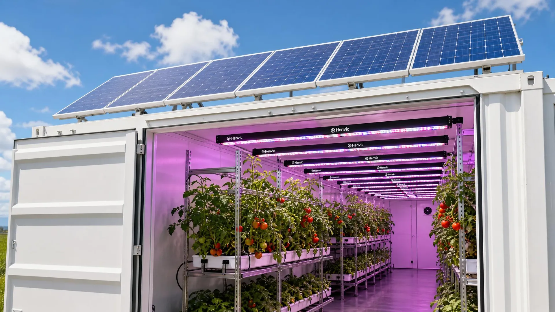 Henvic HVC-GS solar LED grow light — view 3