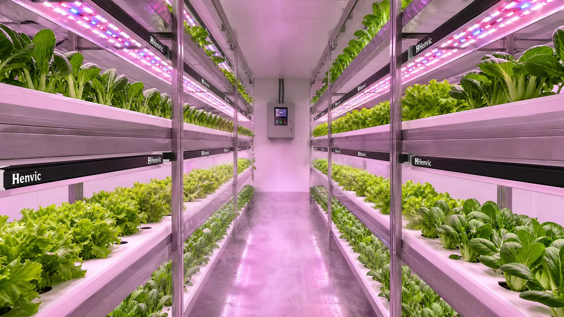 野菜育成用スマートキャビン補光灯と太陽光補光灯